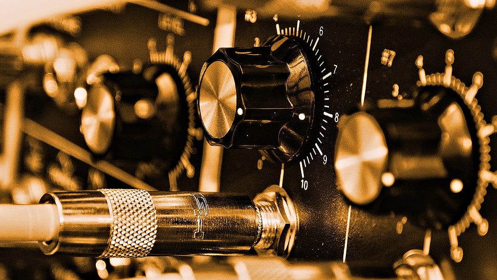 Wire,  Knobs,  Jack,   sound HD wallpaper